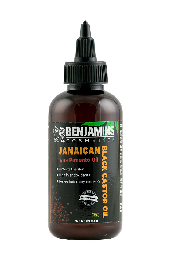 Benjamins Cosmetics Jamaican Black Castor Oil with Pimento Oil, 120ml
